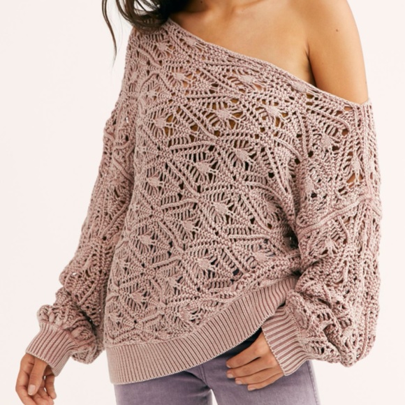 Free People Sweaters - NWOT! M  Free People Bittersweet Sweater Mauve